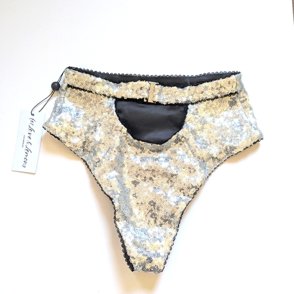 Silver Sequin Panties - Picture 1 of 3